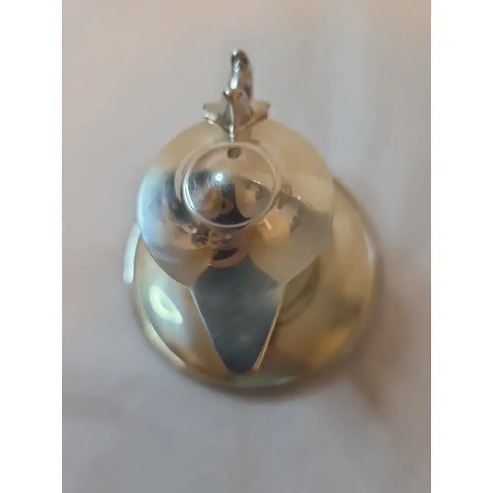 Antique Wallace Silver Plate M616 Creamer Attached Plate Hinged Lid